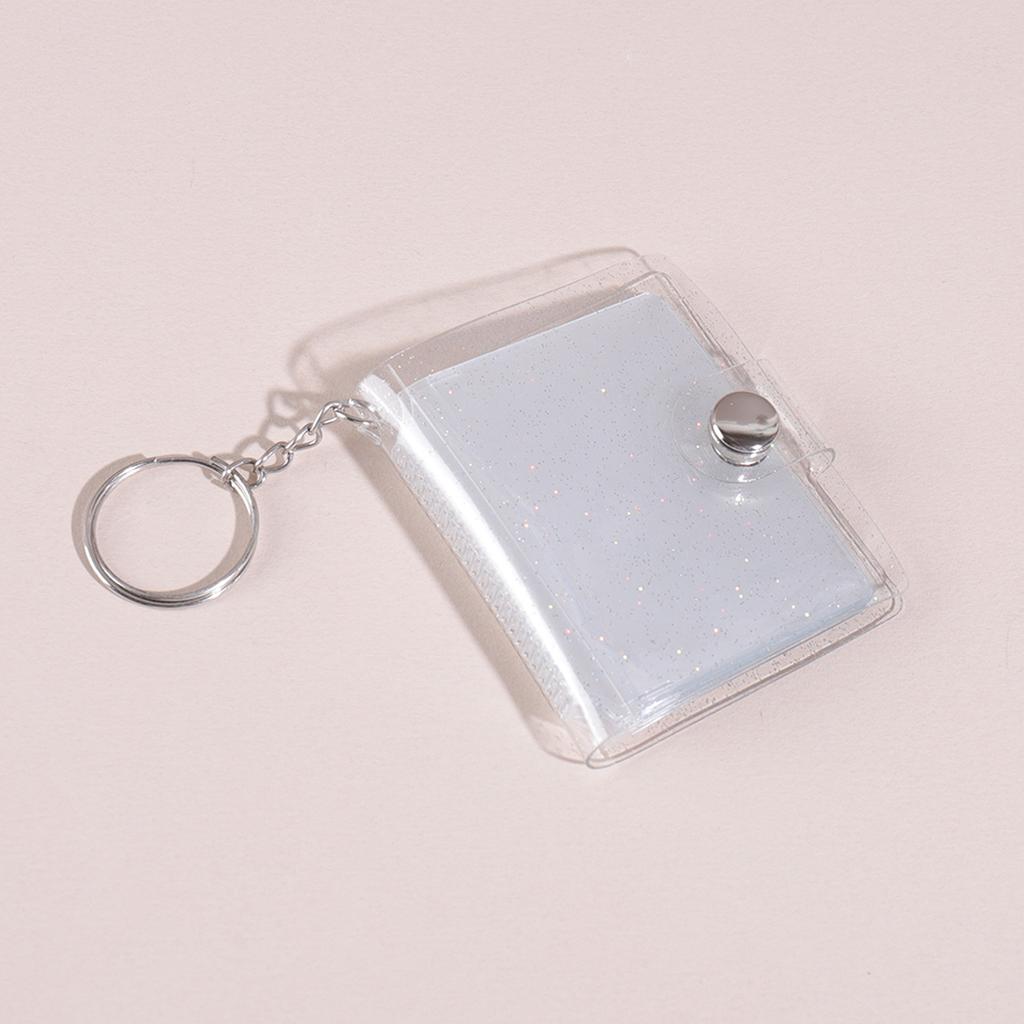 1-2 inch mini photo album binder, keychain style, pocket photo album binder, portable photo card holder, a gift for friends