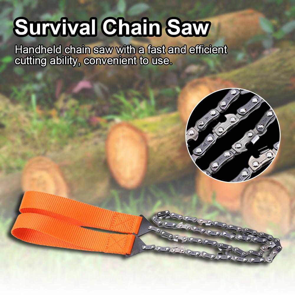 Survival Chainsaws - Emergency Chainsaws - Camping Chainsaws Portable Handheld Chain Saw Lightweight with Bags for Backpackers Hikers