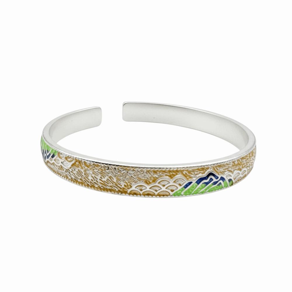 Traditionelles Damen-Armband Ethnischer Stil Chinesisches Cloisonné-Armband Emaille-Armband Geschenk