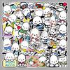 50 Pcs Pochacco Stickers Cartoon Japanese Anime Cute Merchandise for Water Bottles, Stationery, and Planners