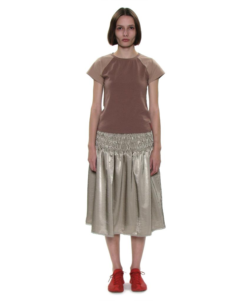 PARTIMENTO WOMEN Pwc Colorblock Fitted Everyday Tea_Mocha