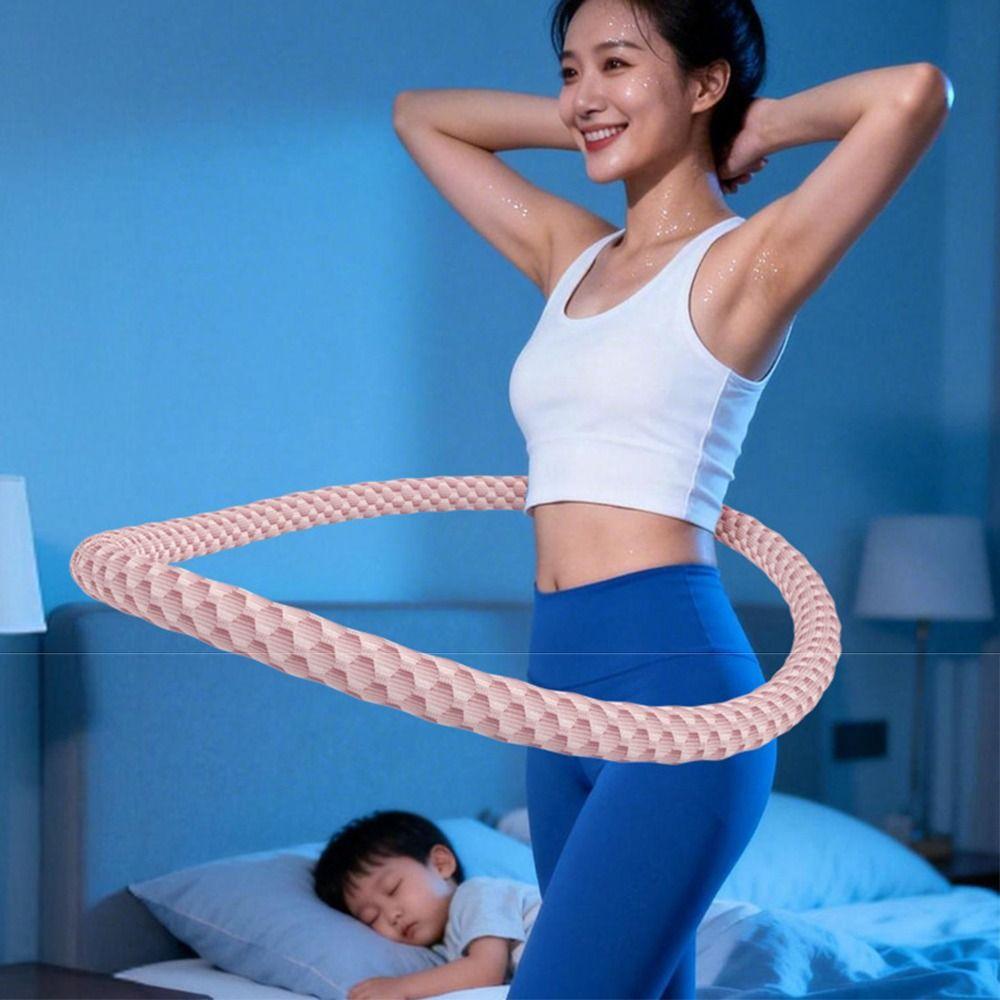 Design Silenzioso Anello Dimagrante Raffreddante Seta Ghiacciata Fascia Vita Fitness Cerchio Yoga a Molla Fitness Casalingo