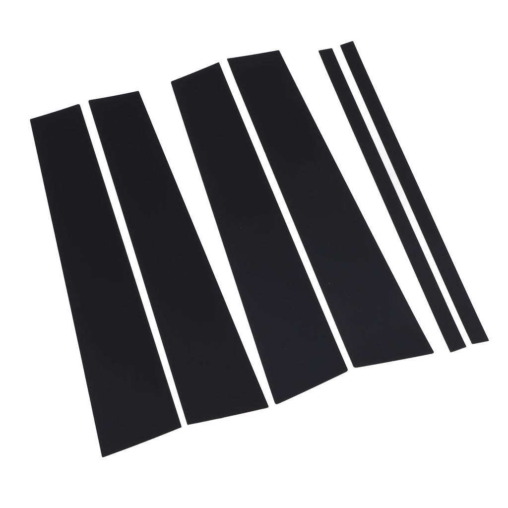 6pcs Pillar Post Trim High Strength PC Gloss Black Door Window Pillar Cover for Explorer Aviator