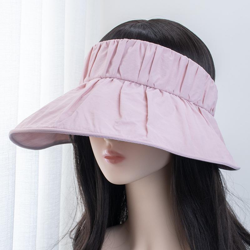 Summer Sun Hat Women'S Foldable Hat Portable Outdoor Beach Foldable Summer Sun Hat With Wide Edge