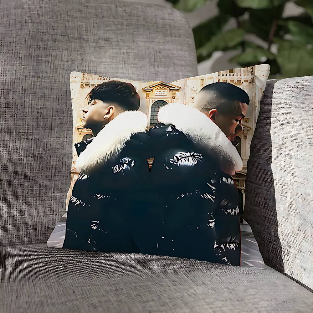 Shiva Rapper Pillow Case For Sofa Decor Car Office Room Printing Cushion Cover Decorations and Protector