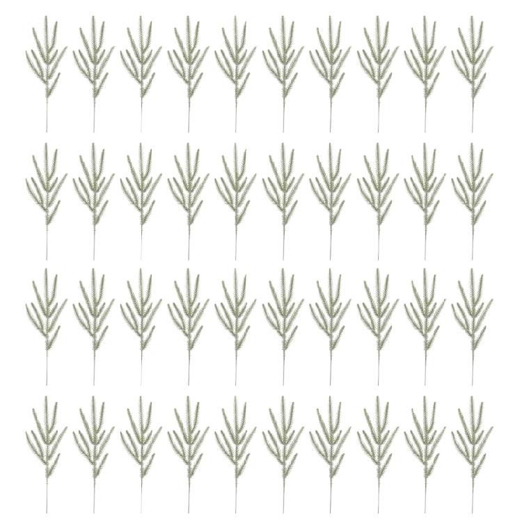 40 Count Pine Twigs Natural Looking Holiday Greeneries Portable Design Efficient Christmas Craft Supplies