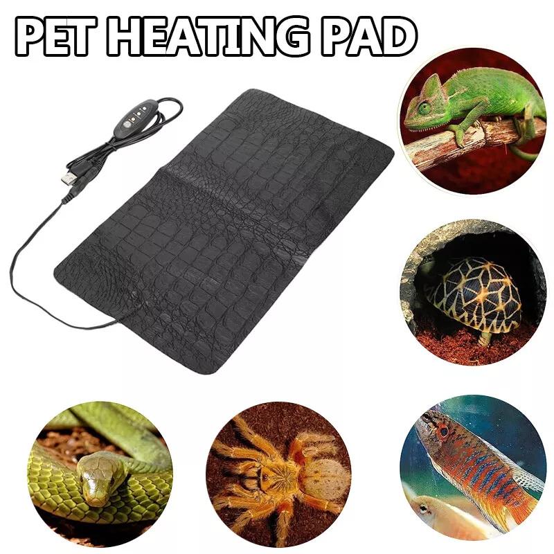 Heizung Haustier Elektrisches Hunde Katze Bett Wärmer 3 Modi Wasserdicht Teppich Decke USB Bett