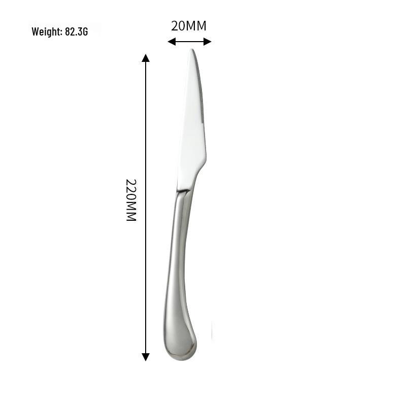 Premium Western Dinnerware Set: Elegant 304 Stainless Steel Knife, Fork & Spoon for Hotel, Restaurant, Wedding, and Home Use.