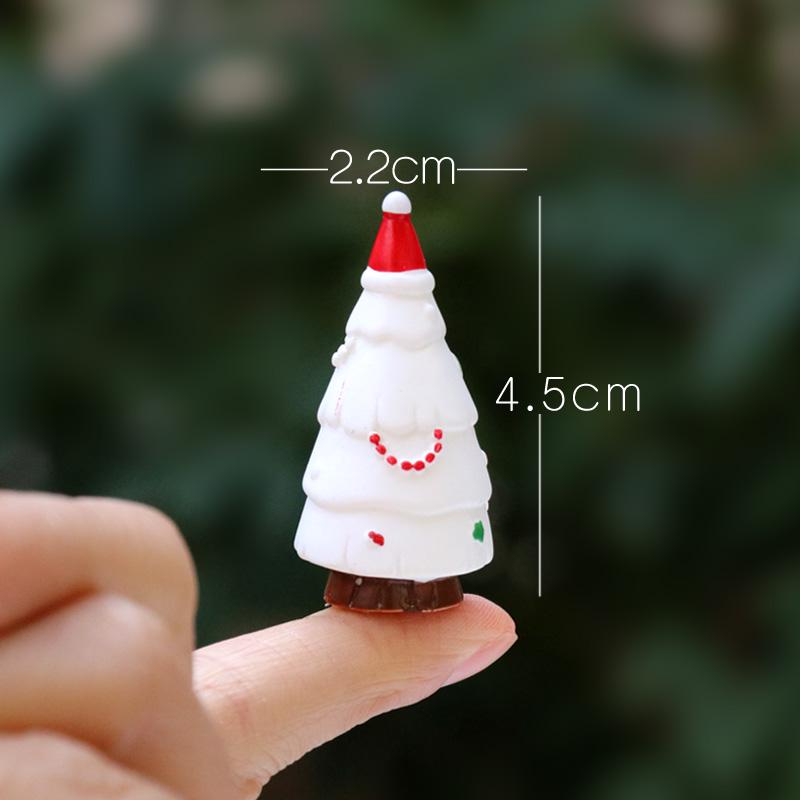 Handmade Mini Christmas Tree DIY Landscape Ornaments for Desktop