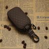 Leather Car Key Case Men Women Wallets Key Holder Housekeeper Covers Zipper Bag Keychain Cover for Keys Organizer Card Pouch