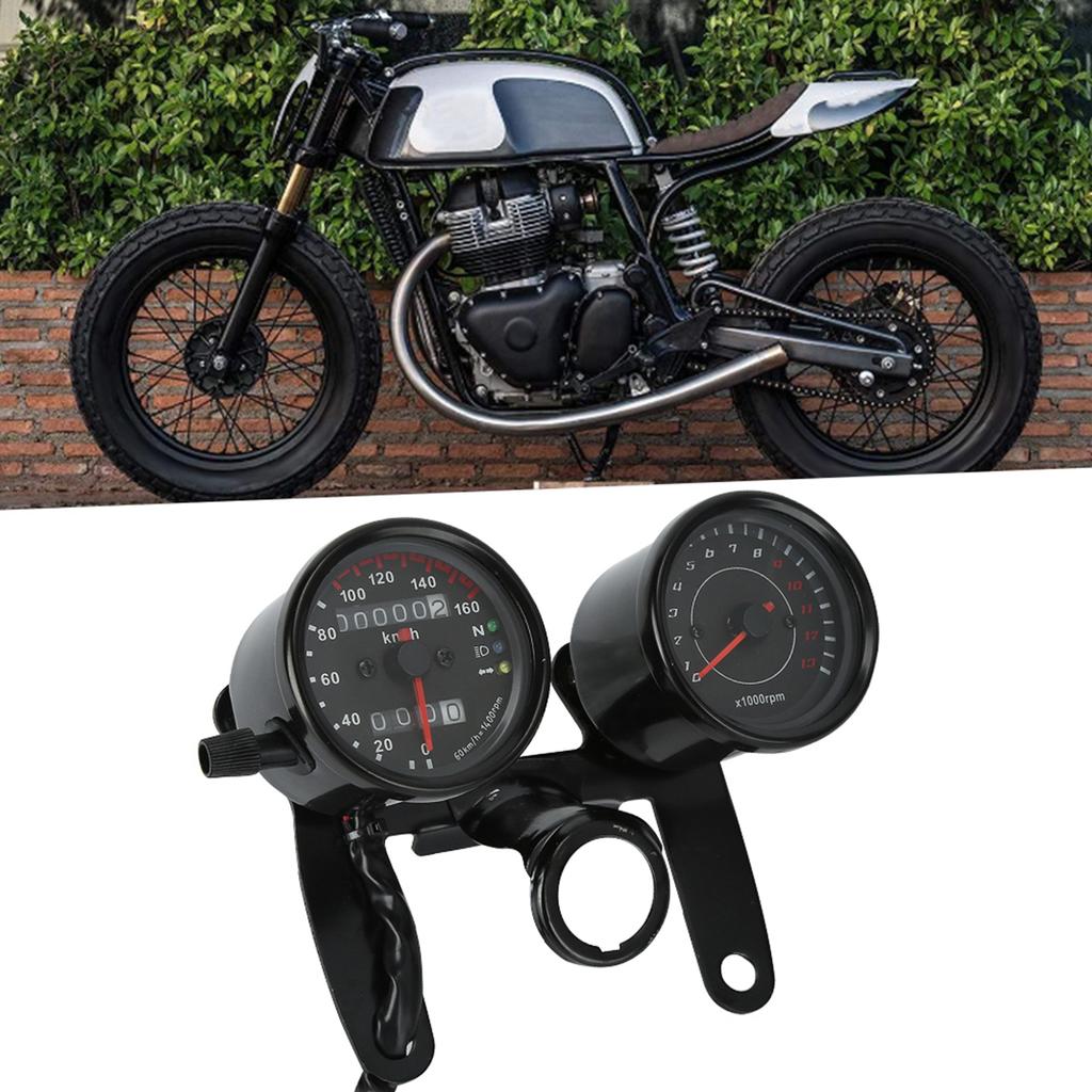 Universal Motorcycle Odometer Speedometer Retro Modified Instrument Accessory