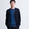 Uniqlo Japan Extra Feiner Merino V-Ausschnitt Cardigan Langarm