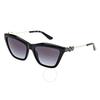 Guess Smoke Gradient Rectangular Ladies Sunglasses Gu00199 01b 56