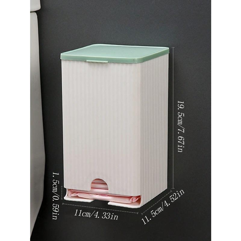 Wall-Mounted Sanitary Napkin Dispenser Box, Home Bathroom Feminine Hygiene Storage Box