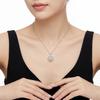 Romantic Three Stone Pear Round Heart Cut Moissanite S925 Silver VVS GRA Certified Daily&party Wear Dainty Drop Pendant Necklace