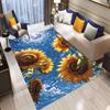 Blue Sky Flowers Trees Carpet Living Room Bedroom Kitchen Sofa Table Balcony Carpet Anti Slip Washable Exquisite Home Decoration