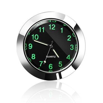 Leuchtende Auto-Messuhr, Mini-Auto-Entlüftungs-Quarzuhr mit Clip, Auto-Luftauslass-Uhr für Auto, Motorrad