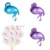 Hawaiianische Ananas Flamingo Aluminiumfolienballons für Hochzeitsfeierdekorationen