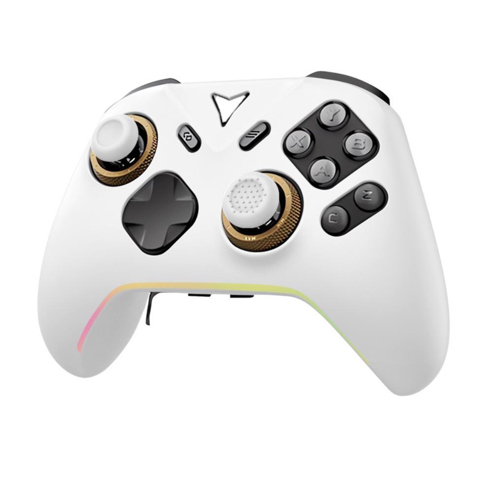

Soft Silicone Game Controller Protective Case with Joystick Caps Scratch Resistant Controller Protector for Flydigi Vader 5 Pro білий