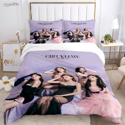Itzy-Korean Singing Group All Season Duvet Cover Comforter Bedding Set Soft Quilt Cover And Pillowcases Single/Double/Queen/King