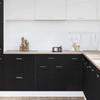 Hanging Cabinet with Shelf Black Oak Effect 60 x 46 x 81.5 cm