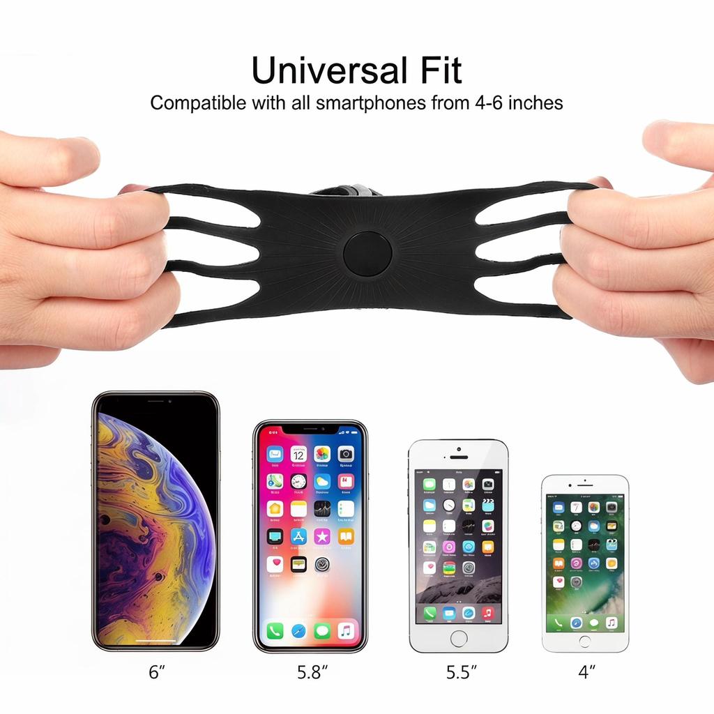 Soporte universal para teléfono móvil para motocicleta y bicicleta