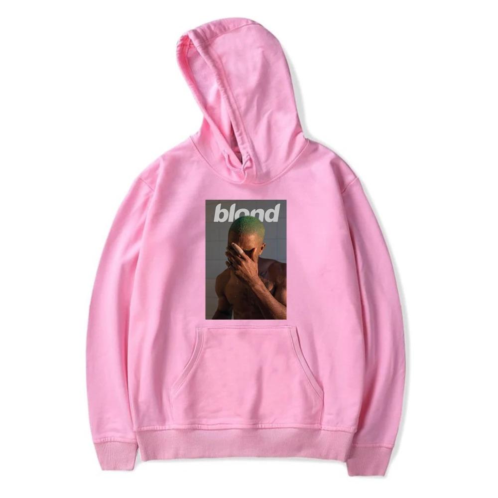 Trend Pop Singer Frank Hoodie Ocean Print Women Men Cotton Sweatshirt Streetwear Blond Pullover Fashion Winter Clothes Tops