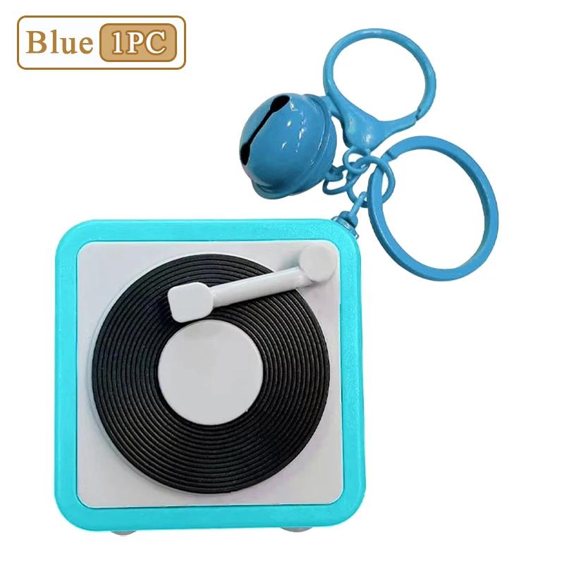 

1-16 шт. Ретро граммофон музыкальная шкатулка брелок креативная игрушка для снятия стресса для женщин шарм для сумки винтажный аксессуар