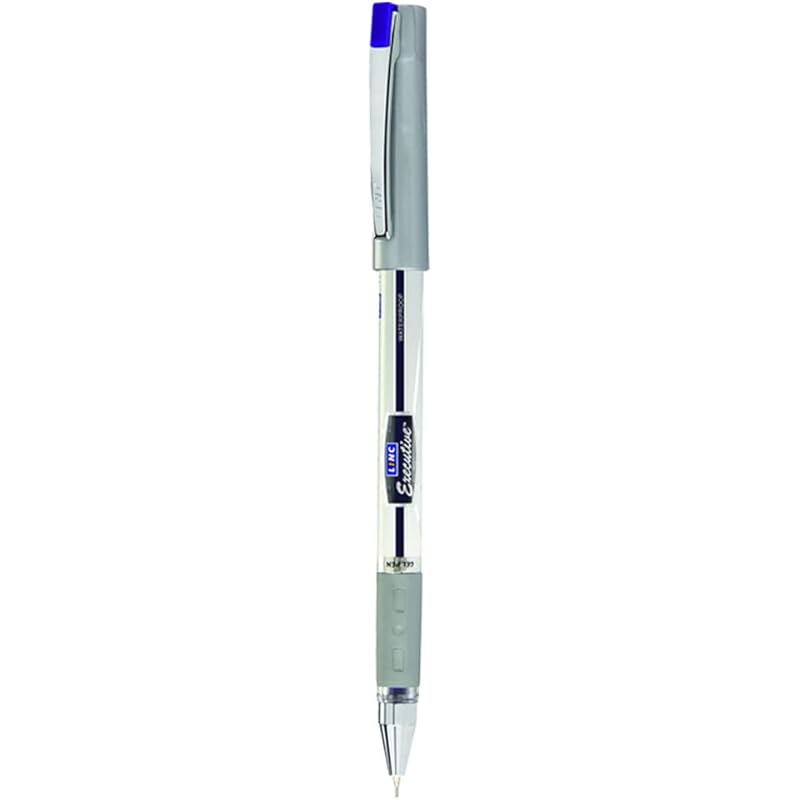 

Linc Executive SL- 500 0.55 mm Gel Pen | Clear Crystal Body For Ink Management | Comfortable Elastomeric Rubber Grip Wit Pack of 10 синій