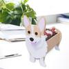 Niedliche Tierform Blumentopf PVC Haustier Hund Topfpflanze Garten Hof Dekoration Pflanzenbehälter Halter Für Außen Innen Pflanzen