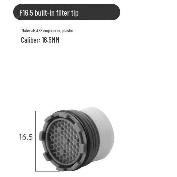 Built-in Aerator Kitchen Faucet with Hidden Filter and Disassembly Wrench