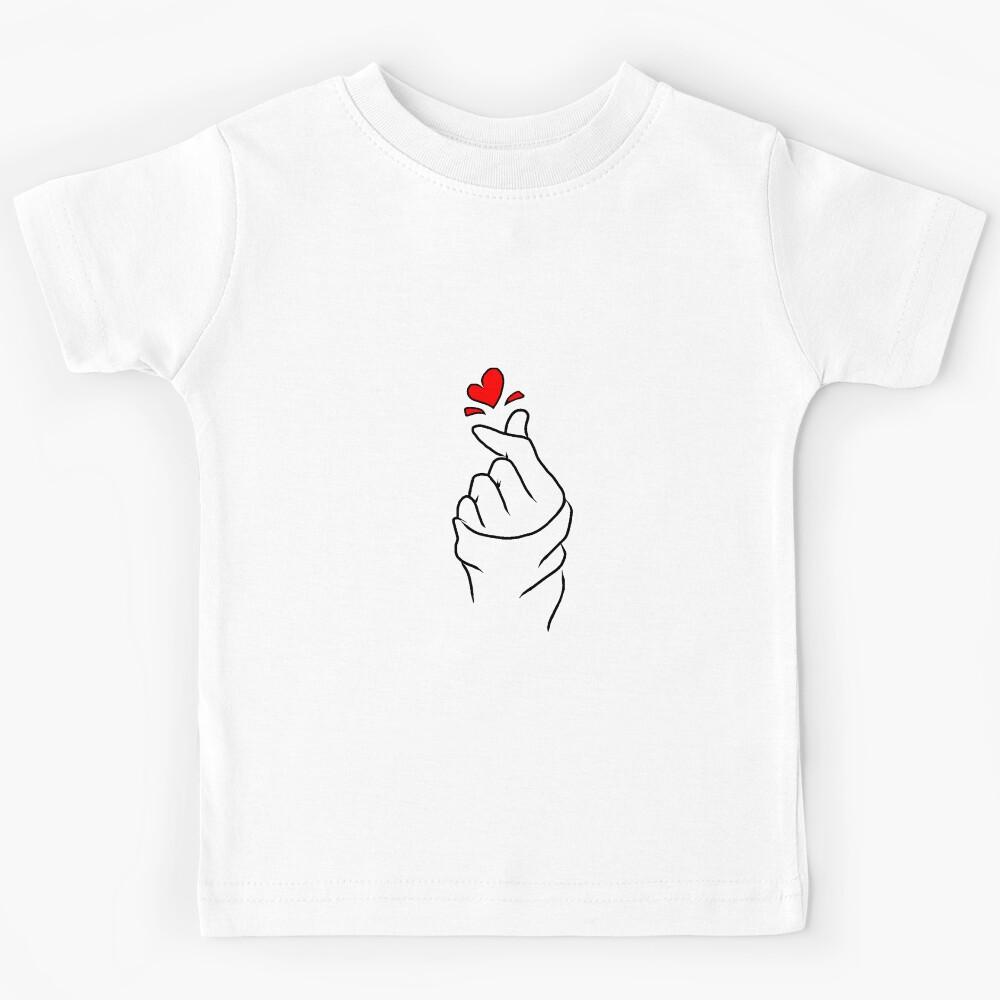 Finger Heart - EXO Kids T-Shirt 110