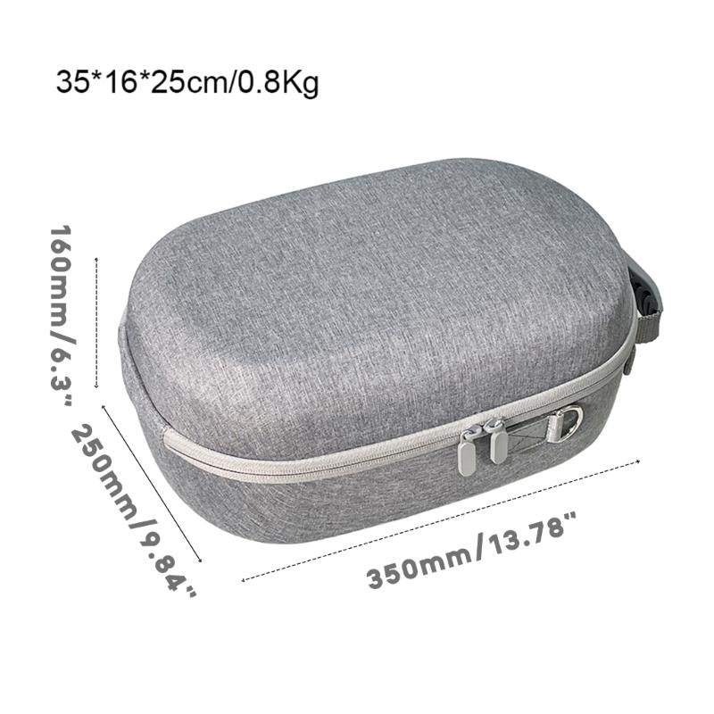 Heavy Duty Carrying Case Travel Bag for PS VR2 Storage Bag with Shoulder Strap Gaming Headset Storage Bag Handbag