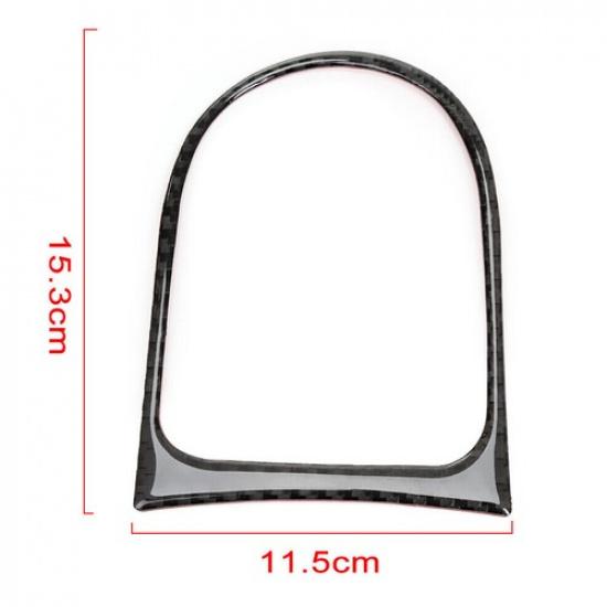Carbon Fiber Gear Shift Panel Cover Trim for 15-20 Ford Mustang Interior Accesso
