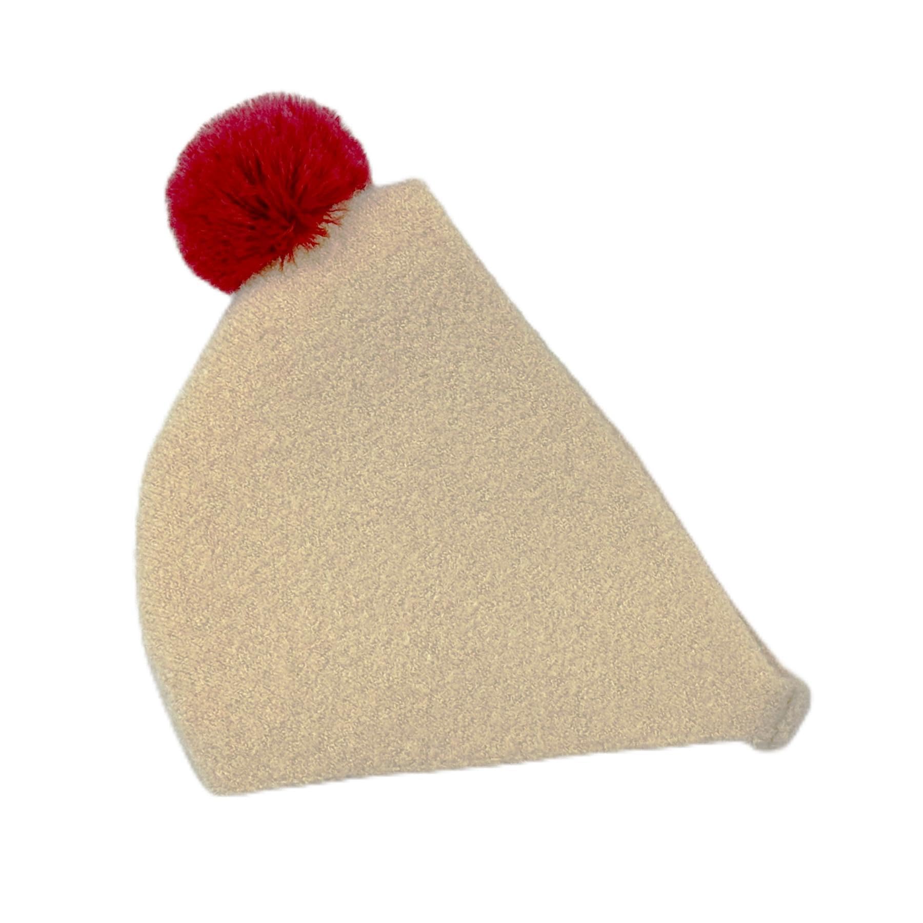 

Шапка Роми x Помпон (Бело-розовый) белый