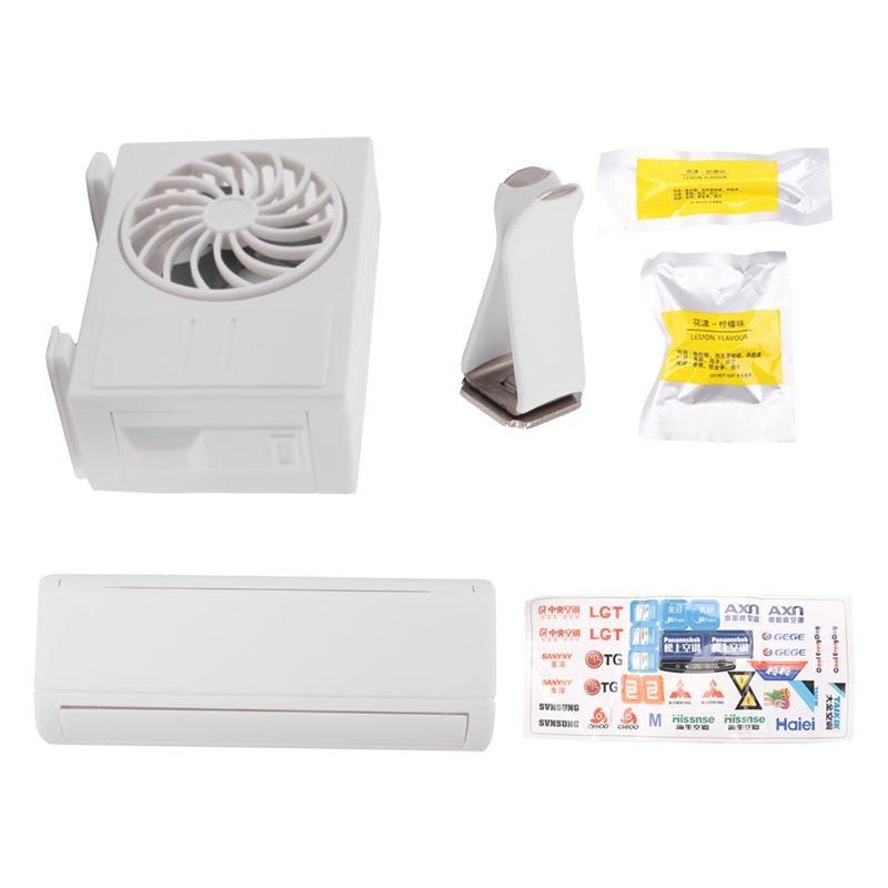 

M-Modern-Mini Air Conditioner Model Aromatherapy Car Air Outlet Fragrance Interior Decoration Perfume Long-Lasting Ornaments белый
