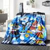 1pc Dragon Battle Heroic Quest Flannel Blanket,Ultra Soft Warm Plush Throw for Home Bedroom Bed Sofa Cover Camping Picnic Gift Y72419