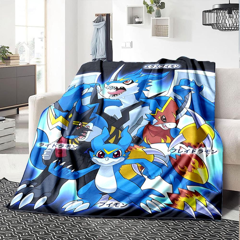 1pc Dragon Battle Heroic Quest Flannel Blanket,Ultra Soft Warm Plush Throw for Home Bedroom Bed Sofa Cover Camping Picnic gift Y72419