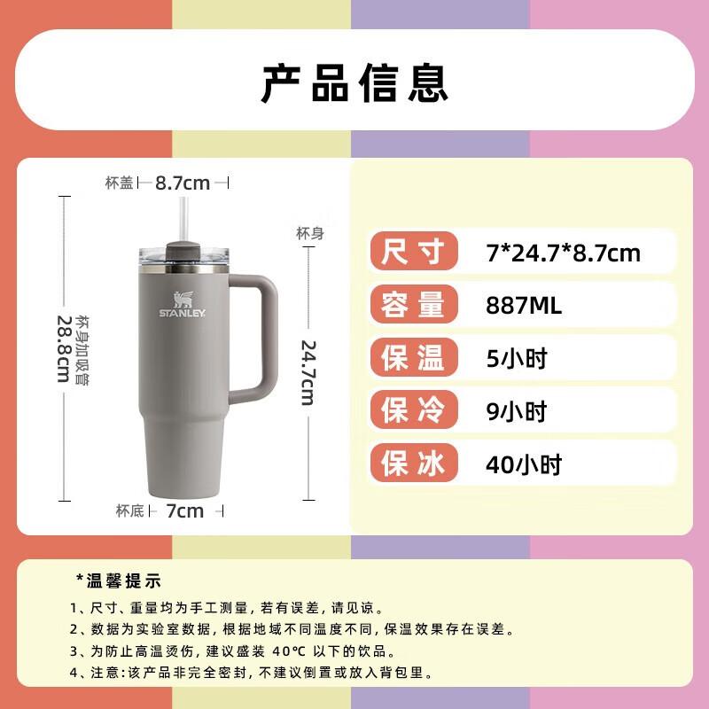 Stanley Insulated Stainless Steel Straw Tumbler