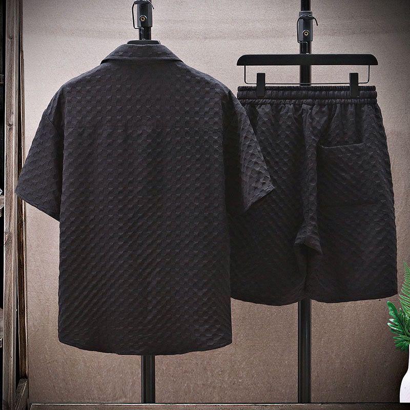 Men's Casual Summer Tracksuit: Short Sleeve T-shirt & Shorts Set