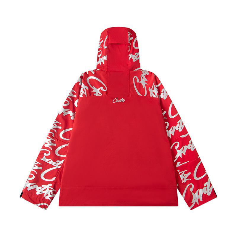 Set Giacca Antivento Riflettente Corteiz Alcatraz & Pantaloni Lunghi Casual