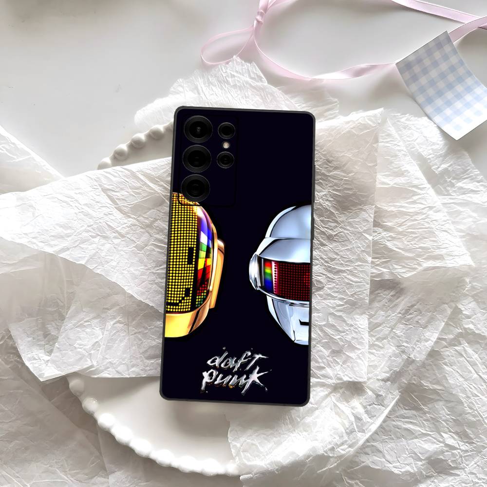 D-Daft Punk Band France Phone Case For Samsung S 24 Fe 25 Ultra Plus 20 Lite 21 30 22 23 24 22 Ultra 5G Fundas