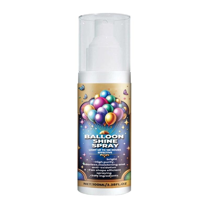 

100ml Balloon Brightener Spray Latex Balloons Gloss Enhancer for Parties Portable Balloons Shines Brightening Spray 1