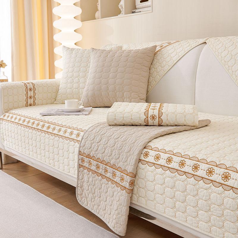 Sofa Cushion, Universal In All Seasons, Non-slip Seat Cushion, Fabric Leather, Sofa Cover Cover, Cloth Towel