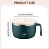 with Lid, Round Soup Bowl, Kitchen Utensil, Household Accessory, Large Capacity Cereal Container,