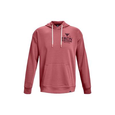 Under Armour Graphic Print Sports Drawstring Hoodie Men Hoodies Red 1373562-600