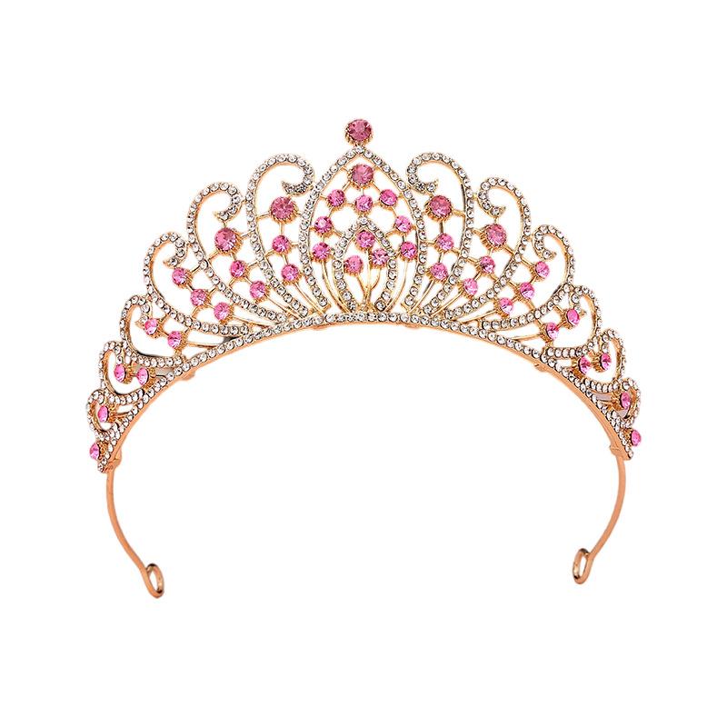 New Crown Tiara for Children Eighteen Year Old Coming of Age Ceremony Princess Crown Bestie Crown  Colored Diamonds