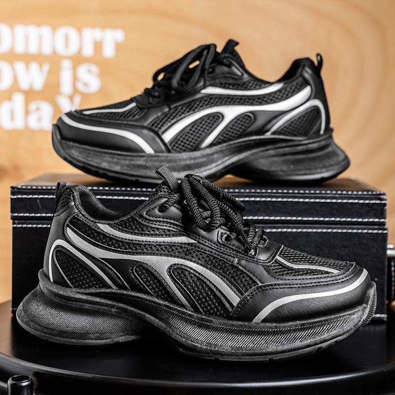 Trendy Brand Versatile and Comfortable Men's Dad Shoes 2025 Summer Breathable Platform Men's Shoes Fashion Sports Casual Shoes