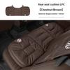 Housse de siège en velours et cuir respirant AWI1 pour voiture, protection de siège, accessoires pour Morris Garages MG 3 5 6 7 HS ZS GS RX5 RX8