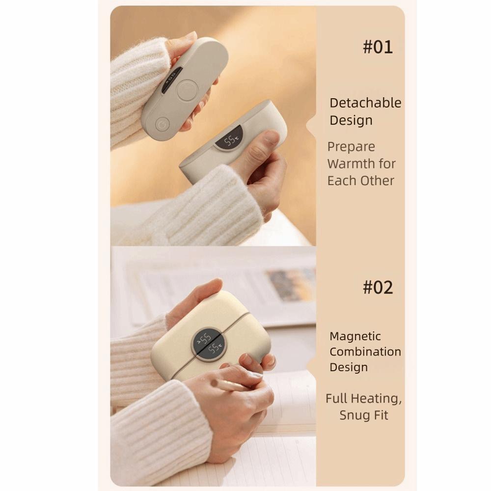 2 In 1 Portable Hand Heater Fast Heating Pocket Warm Hand Treasure  Camping Activities